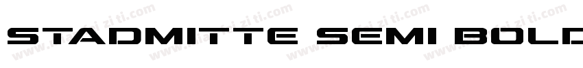 Stadmitte Semi Bold字体转换